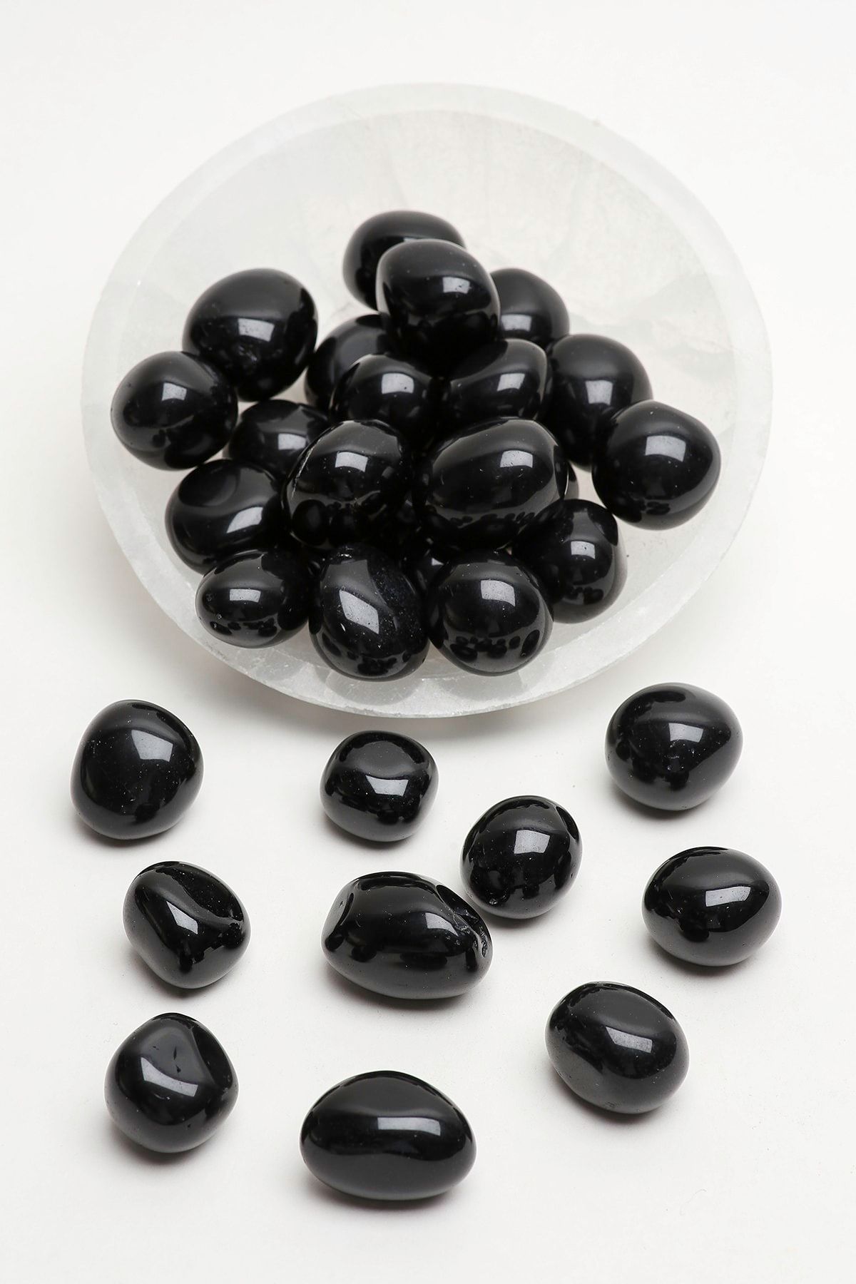 Oniks Jumbo Boy Doğal Tamburlanmış Tımbıl Taş